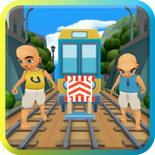 Subway Upin Run Ipin Surfer 3D icon