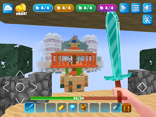 Bed Fight: Blocky Wars Craft screenshot 20