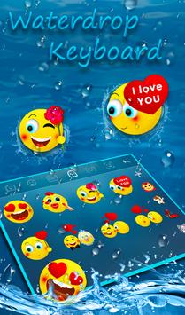 Beautiful Water Drop Keyboard Theme screenshot 4