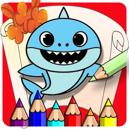 Baby Shark Drawing and Coloring icon