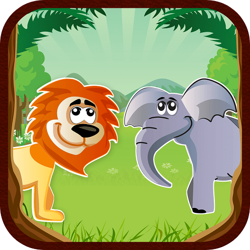 Zoo Animals Sounds Games - Coloring Jigsaw Puzzle icon