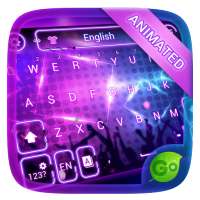 Party Night GO Keyboard Animated Theme on 9Apps
