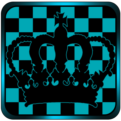 Turquoise Chess Crown Launcher icon