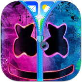 Écran de verrouillage à glissière Marshmello icon