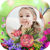 Beautiful Rose Garden Photo Frame Application иконка