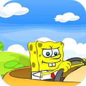 Spongbob Racing Car icon