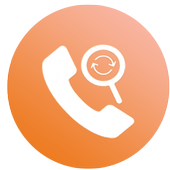 Reverse phone lookup icon