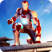 Grand Super Iron Hero Flying Rescue Mission 2018 2 icon