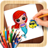 How to Draw Disney Princess icon