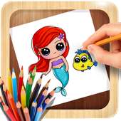 How to Draw Disney Princess on 9Apps