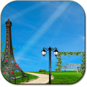 Summer paris live wallpaper icon