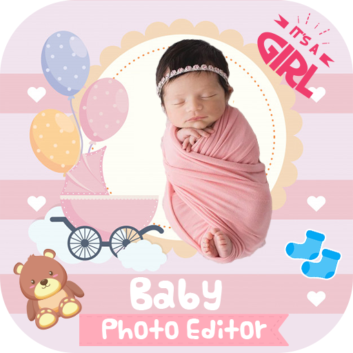 Baby Photo Editor 2021 : Baby Story أيقونة