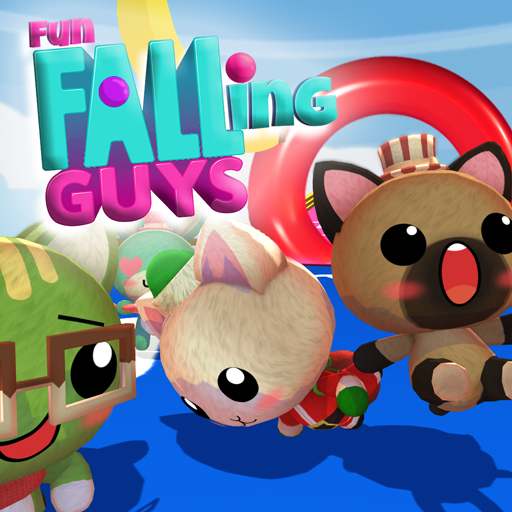 Fun Falling guys 3D icon