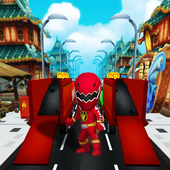 Mini Red Rangers Ultimat Bus Rush icon