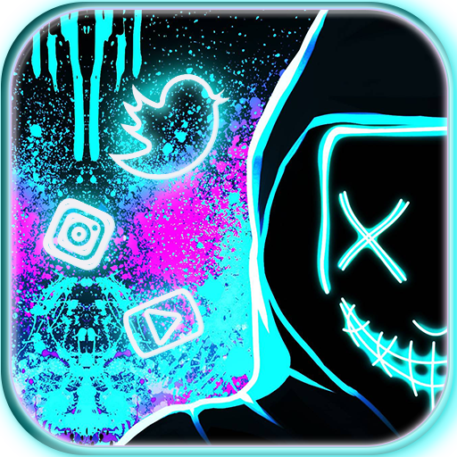 Graffiti, Mask Themes, Live Wallpaper icon
