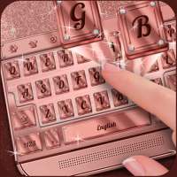 Rose Gold Keyboard Theme