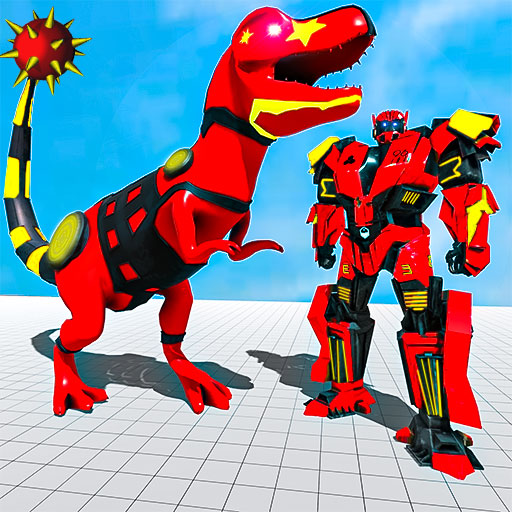 Dino Robot Car Transformation: Dinosaur Robot Game icon