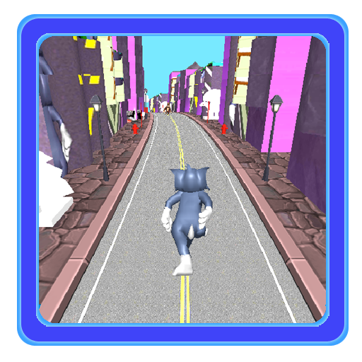 Cat runway runner icon