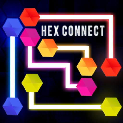Connect Hex puzzle : Doodle Line icon