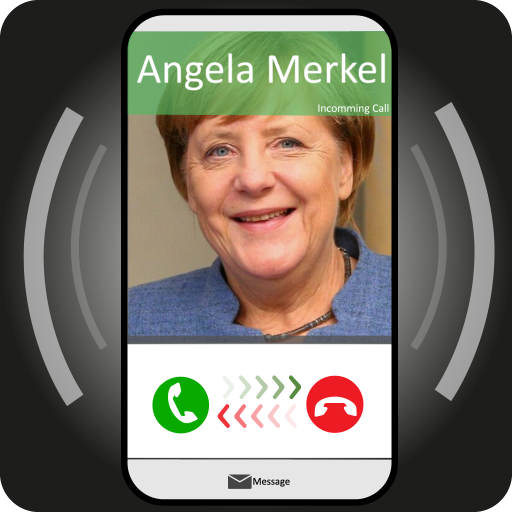 Angela Merkel Prank Call - Fake a phone call icon