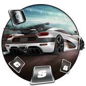 Speed Racing Keyboard Theme on 9Apps