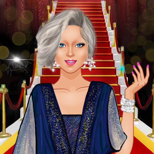 Red Carpet Dress up game for girls icon