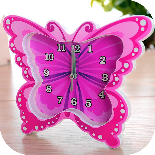 Butterfly Clock live wallpaper أيقونة