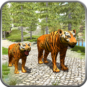 Tiger Simulator 2018 - Animal Hunting Games icon