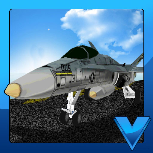 Airport 3D Jet plane parking icon