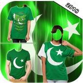 Pakistan Flag Shirt 14 August Photo Editor icon