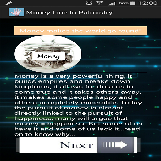 Money Line In Palmistry icon