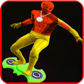 Crazy hoverboard Rider &amp; figet spinner battle rush icon