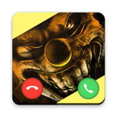 fake Call From crazy Clown Kill er icon