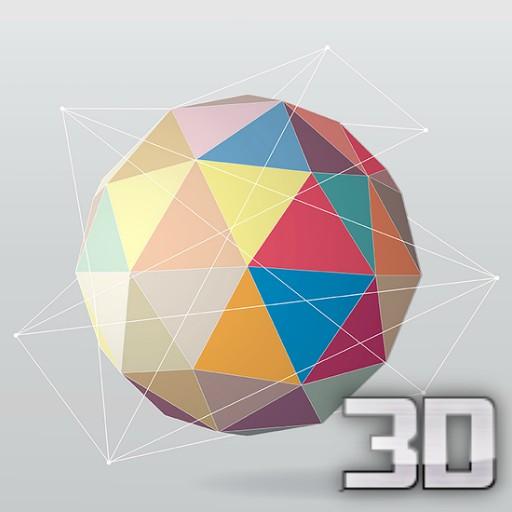 Color Fire Bump 3D icon