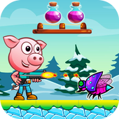 Farm Pig Super Runner أيقونة