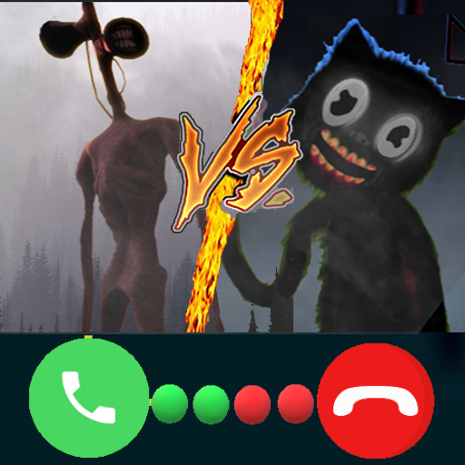 Fake Call From Siren Head and Cartoon Cat - Prank icon