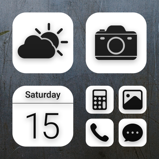 Wow White Theme - Icon Pack icon