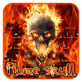 Flame Skull Keyboard icon
