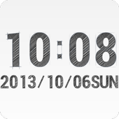 Drawing clock widget -Me Clock icon