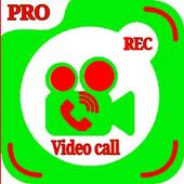 2019video call recoder with audio icon