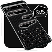 SMS Black Keyboard icon