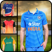 Cricket Jersey Photo Editor icon