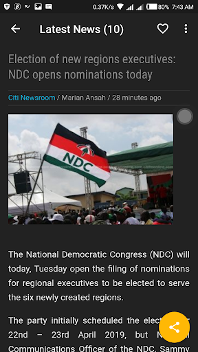 Ghana Breaking News screenshot 4