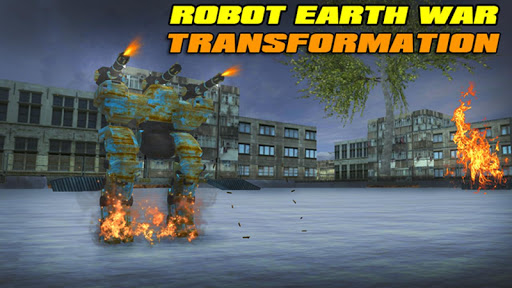 Robot Earth War Transformation screenshot 1