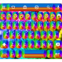 Shading Rainbow Emoji Keyboard on 9Apps