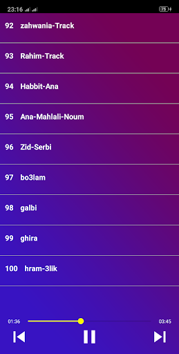 أغاني راي القديم 100 أغنية aghani ray 9dim screenshot 6