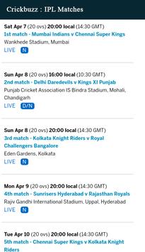 CrickBuzz : Cricket Live Score screenshot 4