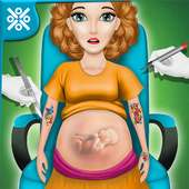 Mommy Pregnancy ER Emergency & Tattoo Design Game