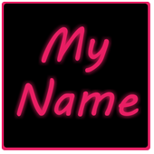 My Name Neon icon