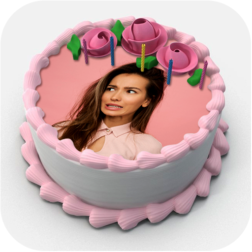 Name Photo On Birthday Cake - Birthday Photo Frame icon